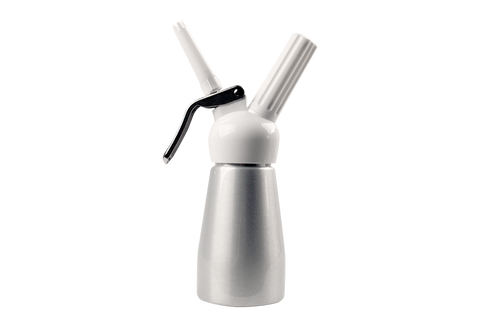 1/2 Pint Silver Whipped Cream Dispenser