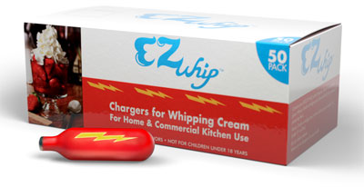 EZ Whip N₂O Whipped Cream Chargers